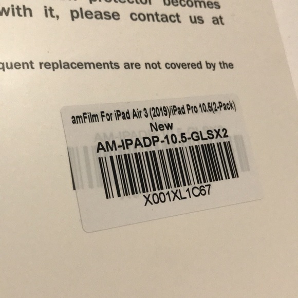 iPad Air 3 screen protector pack of 2 - Picture 3 of 4